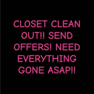 closet clean out!